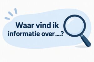 Waar vind ik informatie over  ….?